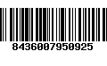 Código de Barras 8436007950925