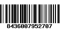 Código de Barras 8436007952707