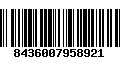 Código de Barras 8436007958921