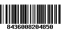 Código de Barras 8436008204850