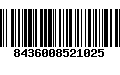 Código de Barras 8436008521025