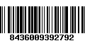 Código de Barras 8436009392792