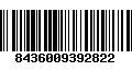 Código de Barras 8436009392822