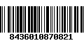 Código de Barras 8436010870821