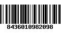 Código de Barras 8436010982098