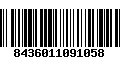 Código de Barras 8436011091058