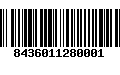 Código de Barras 8436011280001