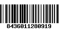 Código de Barras 8436011280919