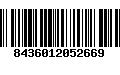 Código de Barras 8436012052669