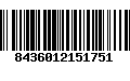 Código de Barras 8436012151751