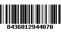 Código de Barras 8436012944070