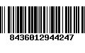 Código de Barras 8436012944247