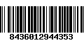 Código de Barras 8436012944353