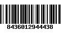 Código de Barras 8436012944438