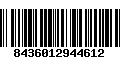 Código de Barras 8436012944612