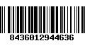 Código de Barras 8436012944636