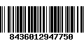 Código de Barras 8436012947750