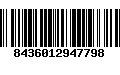 Código de Barras 8436012947798