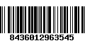 Código de Barras 8436012963545