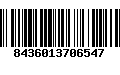 Código de Barras 8436013706547