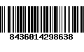 Código de Barras 8436014298638