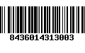 Código de Barras 8436014313003