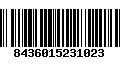 Código de Barras 8436015231023