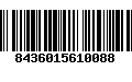 Código de Barras 8436015610088