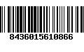 Código de Barras 8436015610866