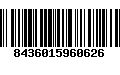 Código de Barras 8436015960626