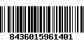 Código de Barras 8436015961401