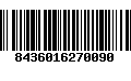 Código de Barras 8436016270090