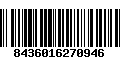 Código de Barras 8436016270946