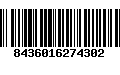 Código de Barras 8436016274302