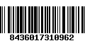 Código de Barras 8436017310962