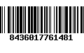 Código de Barras 8436017761481