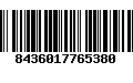 Código de Barras 8436017765380