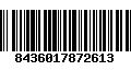 Código de Barras 8436017872613