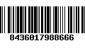 Código de Barras 8436017988666