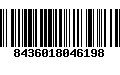 Código de Barras 8436018046198