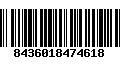 Código de Barras 8436018474618