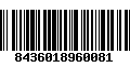 Código de Barras 8436018960081