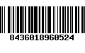 Código de Barras 8436018960524