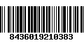 Código de Barras 8436019210383