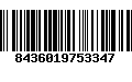 Código de Barras 8436019753347