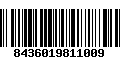 Código de Barras 8436019811009