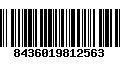 Código de Barras 8436019812563