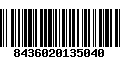 Código de Barras 8436020135040