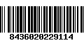 Código de Barras 8436020229114