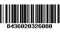 Código de Barras 8436020326080